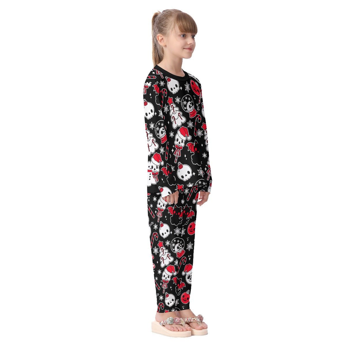 Kids Christmas Pyjama Set - Creepy Black - Festive Style
