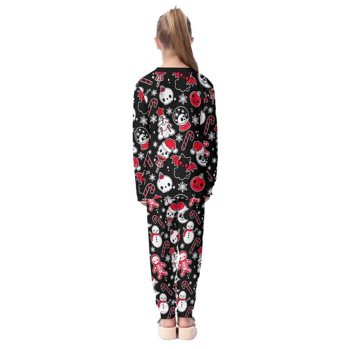 Kids Christmas Pyjama Set - Creepy Black - Festive Style