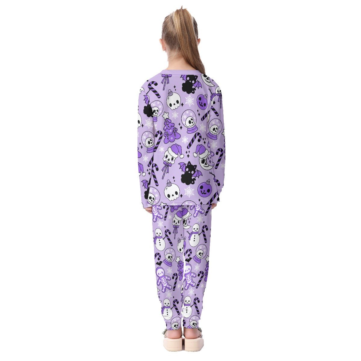 Kids Christmas Pyjama Set - Creepy Purple - Festive Style