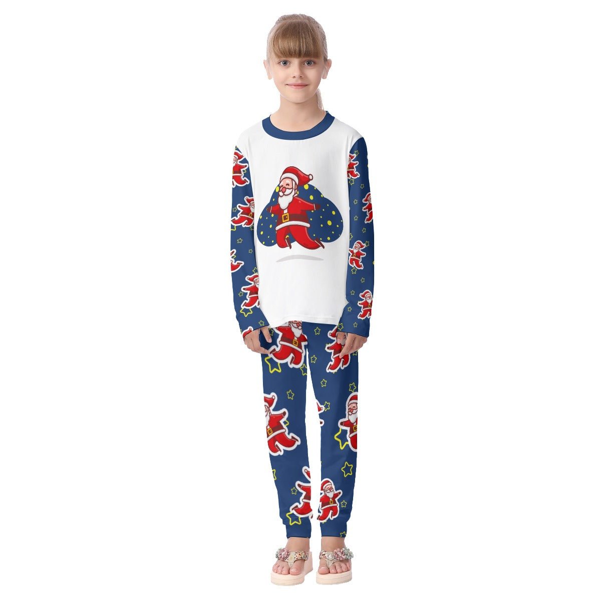 Kids Christmas Pyjama Set - Santa Night Time - Festive Style
