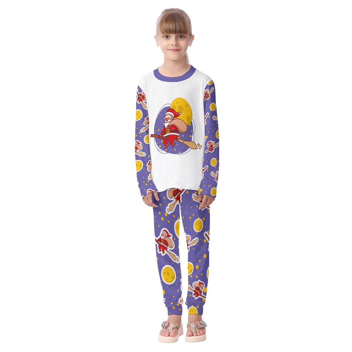 Kids Christmas Pyjama Set - Santa Witch - Festive Style