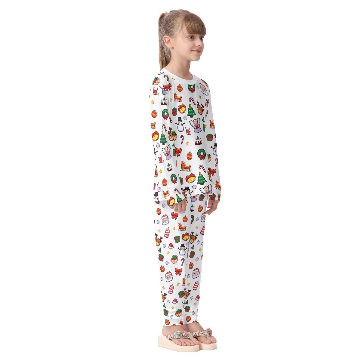 Kids Christmas Pyjama Set - Traditional 2 - Festive Style