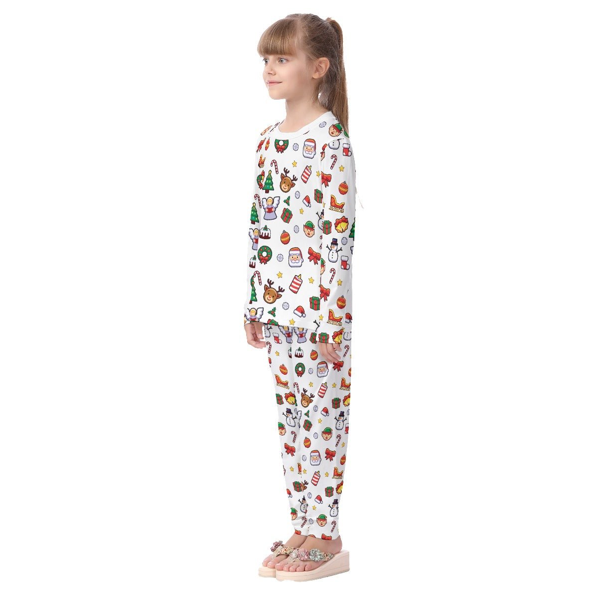 Kids Christmas Pyjama Set - Traditional 2 - Festive Style