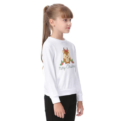 Kid's Christmas Sweater - Cute Reindeer - Festive Style