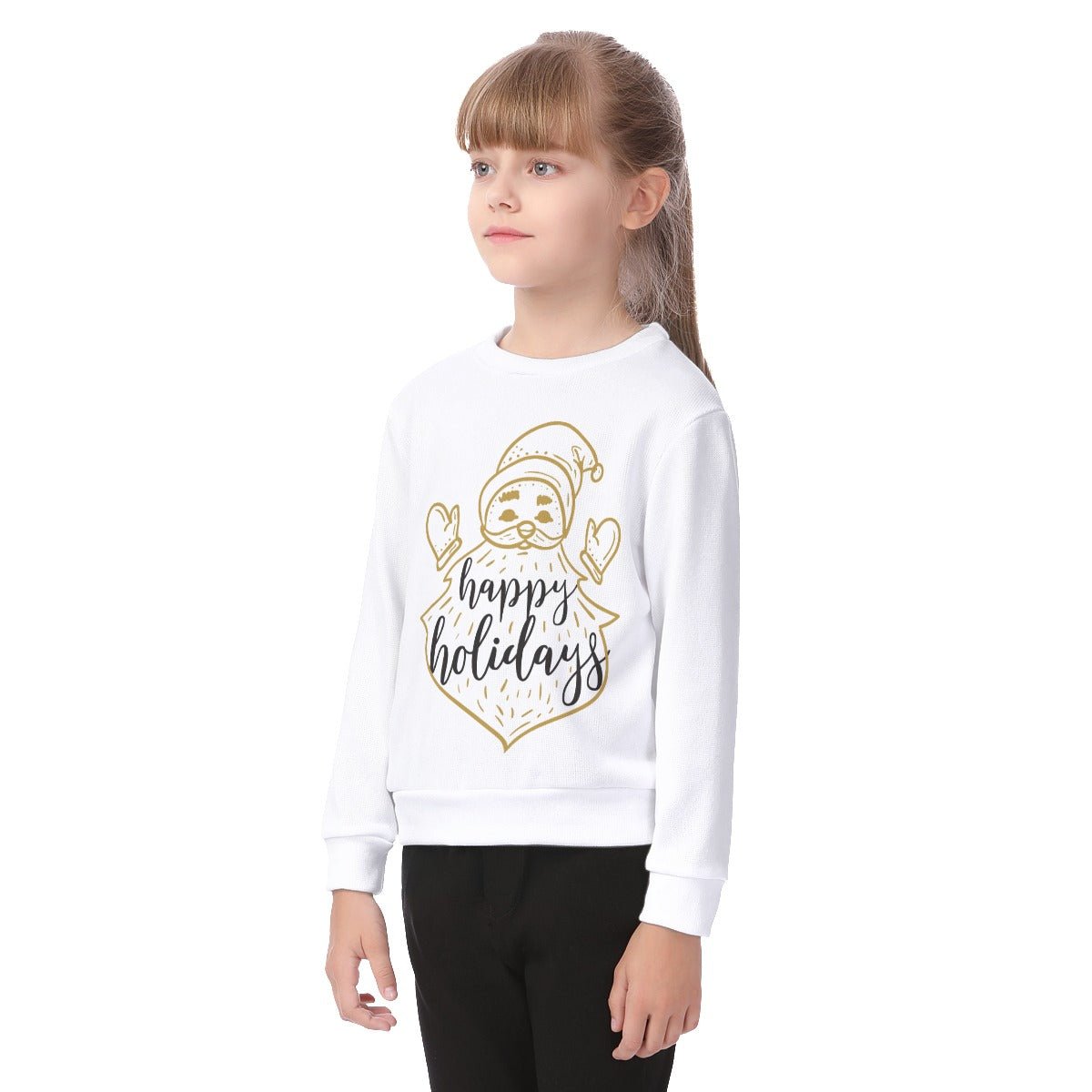 Kid's Christmas Sweater - Happy Holidays - Festive Style