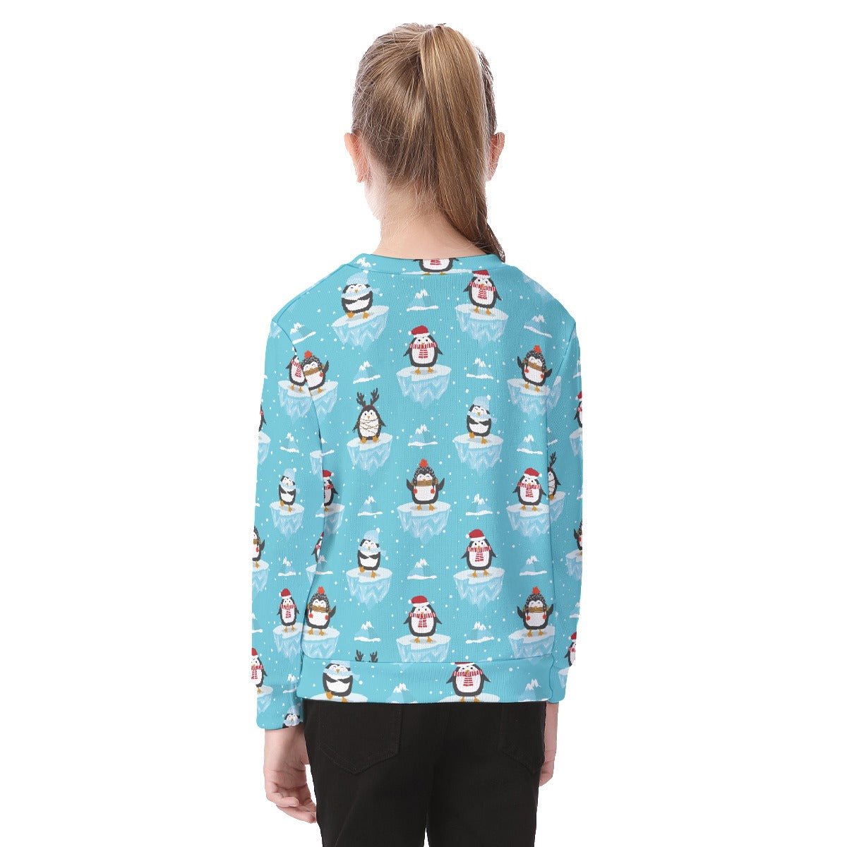 Kid's Christmas Sweater - Icy Penguins - Festive Style