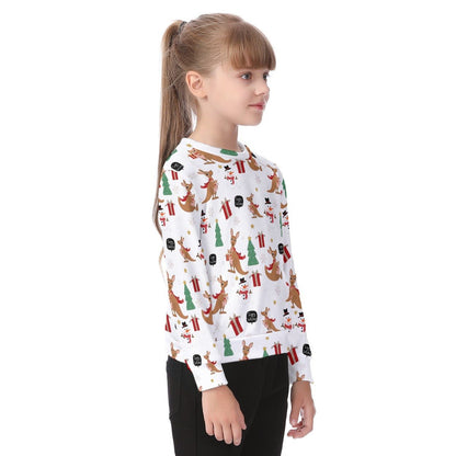 Kid's Christmas Sweater - Kangaroos