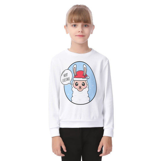 Kid's Christmas Sweater - Merry Llama - Festive Style