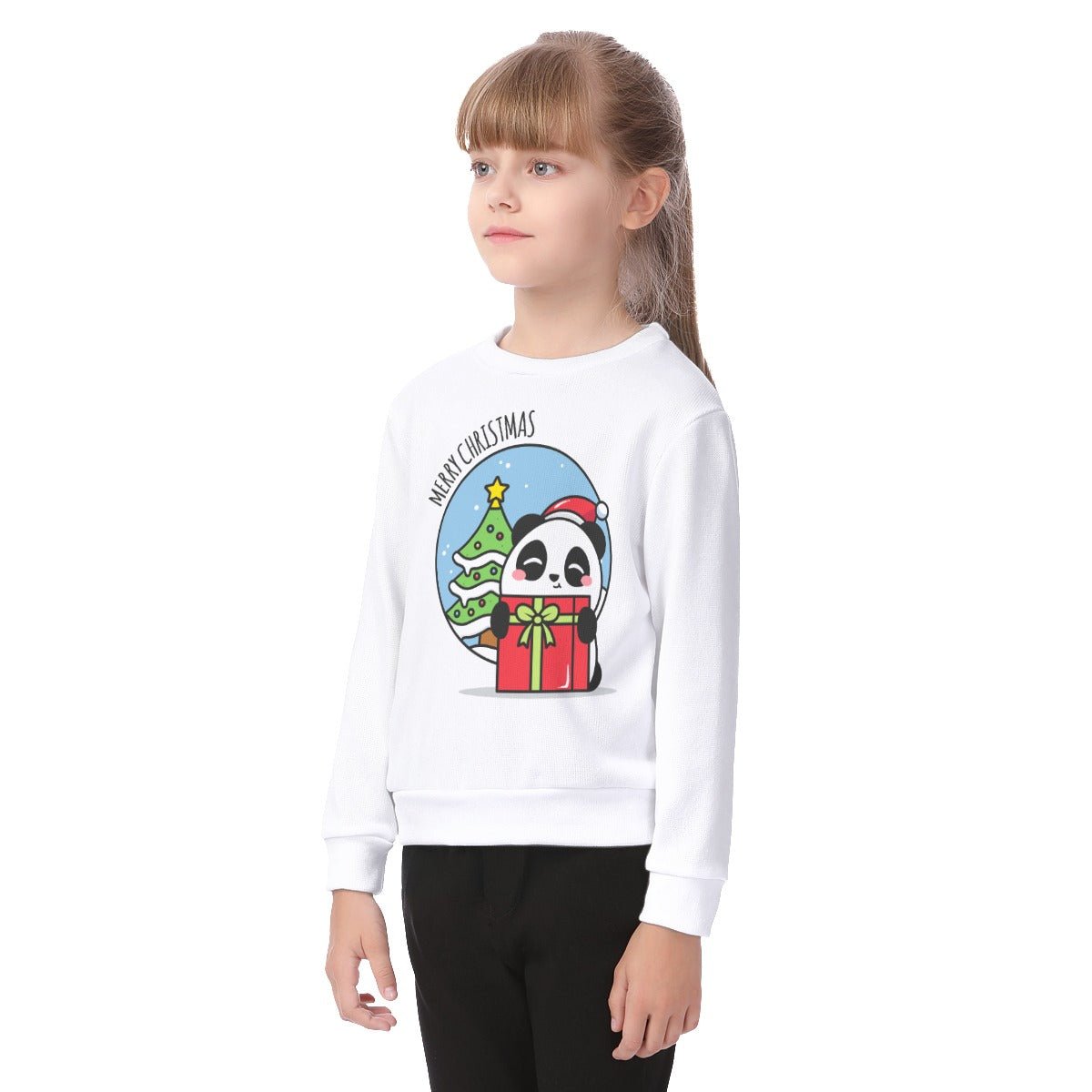 Kid's Christmas Sweater - Merry Panda - Festive Style