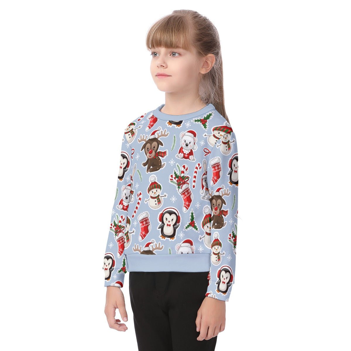 Kid's Christmas Sweater - Polar Kawaii - Festive Style