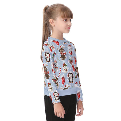 Kid's Christmas Sweater - Polar Kawaii - Festive Style