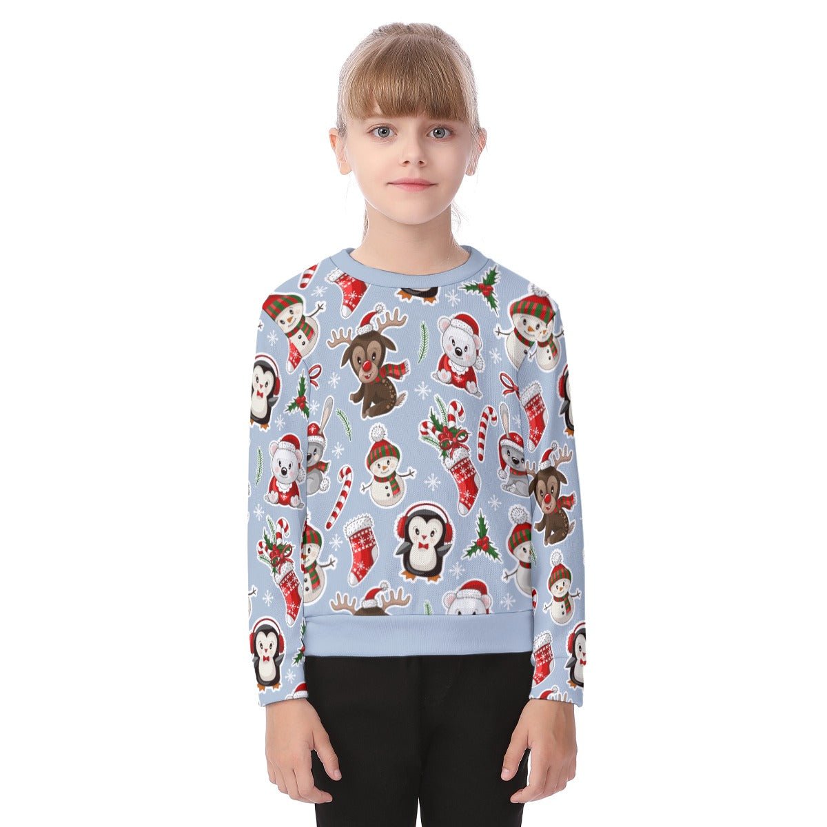 Kid's Christmas Sweater - Polar Kawaii - Festive Style