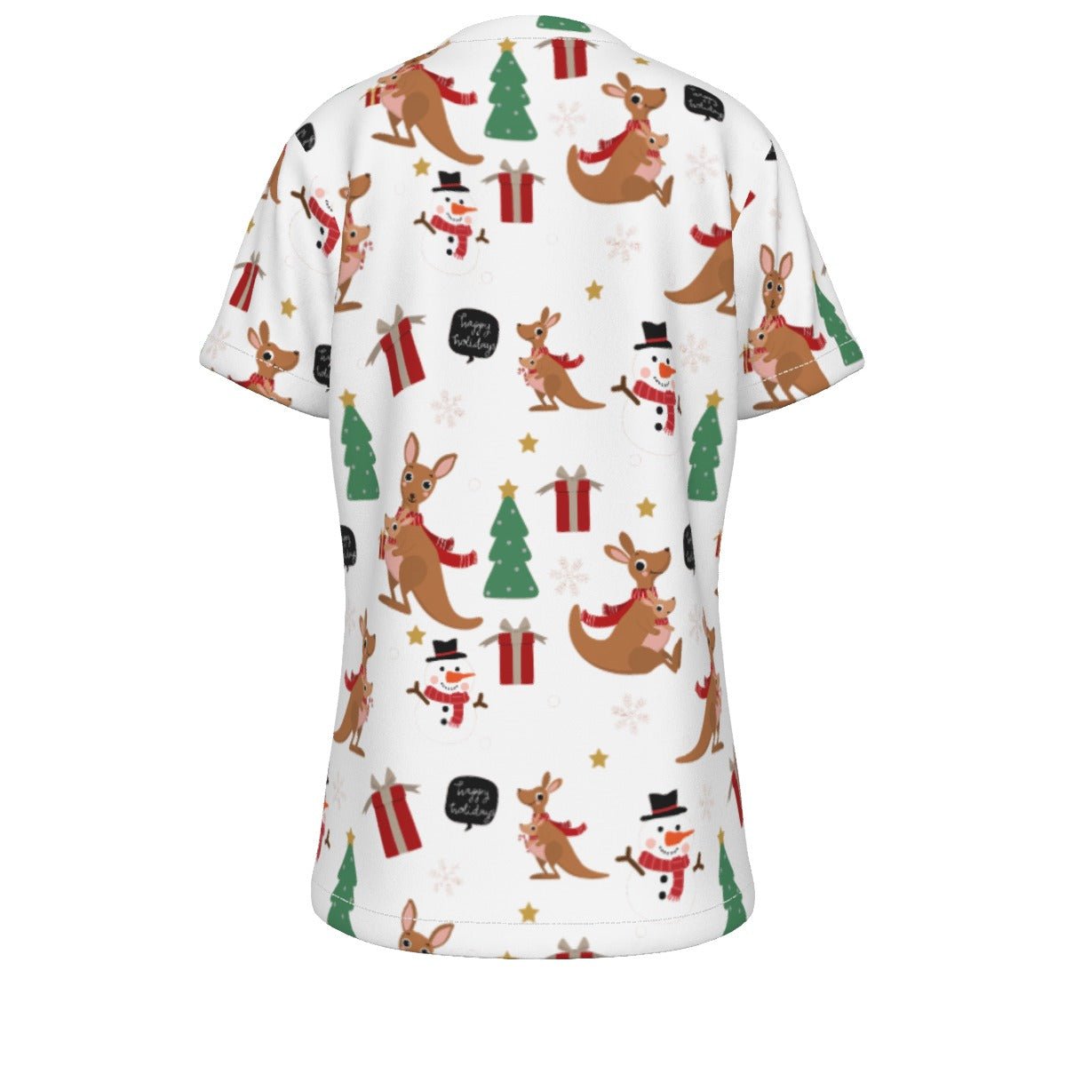 Kid's Christmas T-Shirt - Kangaroos - Festive Style