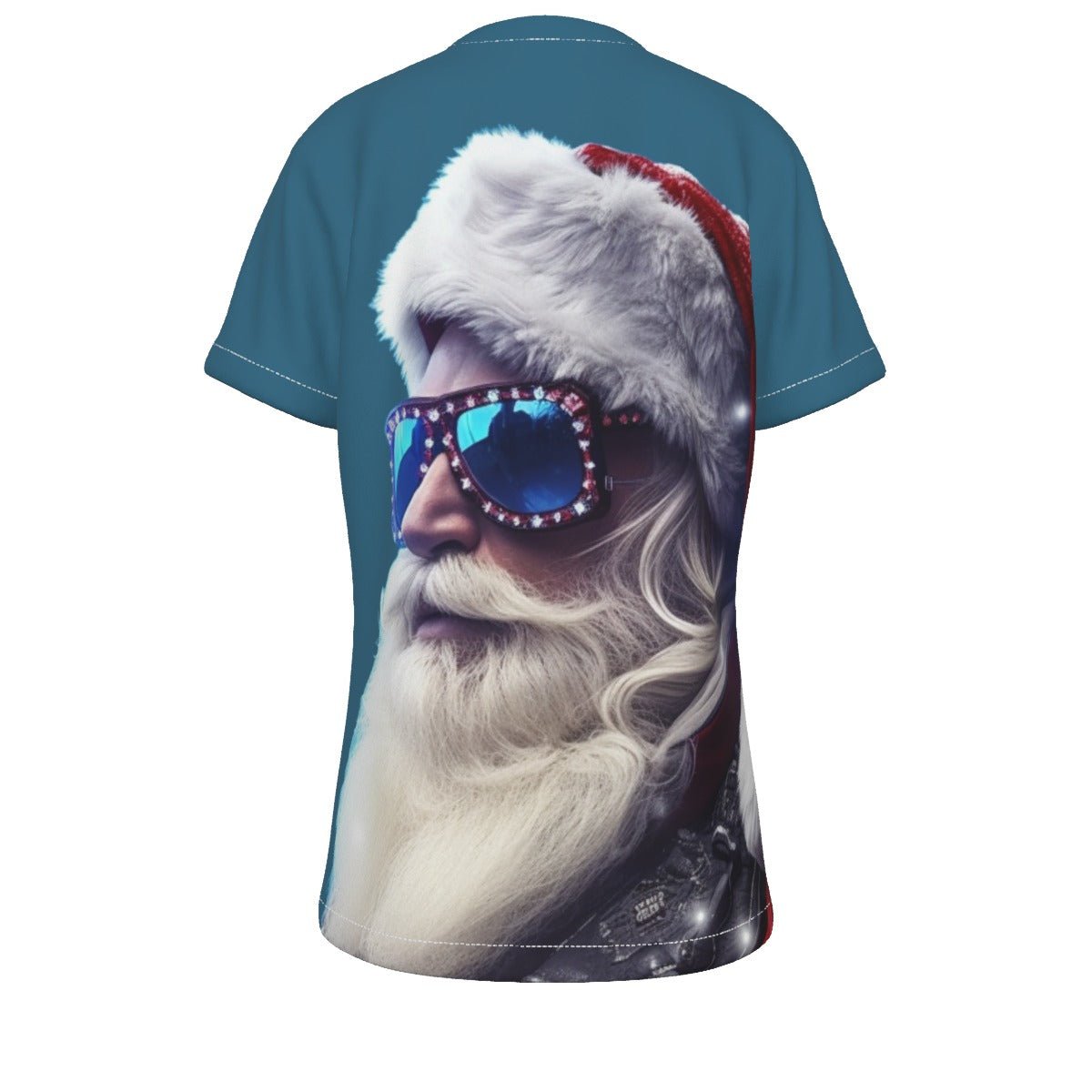 Kid's Christmas T-Shirt - Large Cool Santa - Festive Style