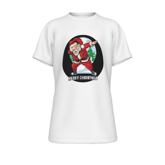 Kid's Christmas T-Shirt - Santa Dab Logo - Festive Style