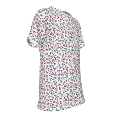 Kid's Christmas T-Shirt - Unicorn Pattern - Festive Style