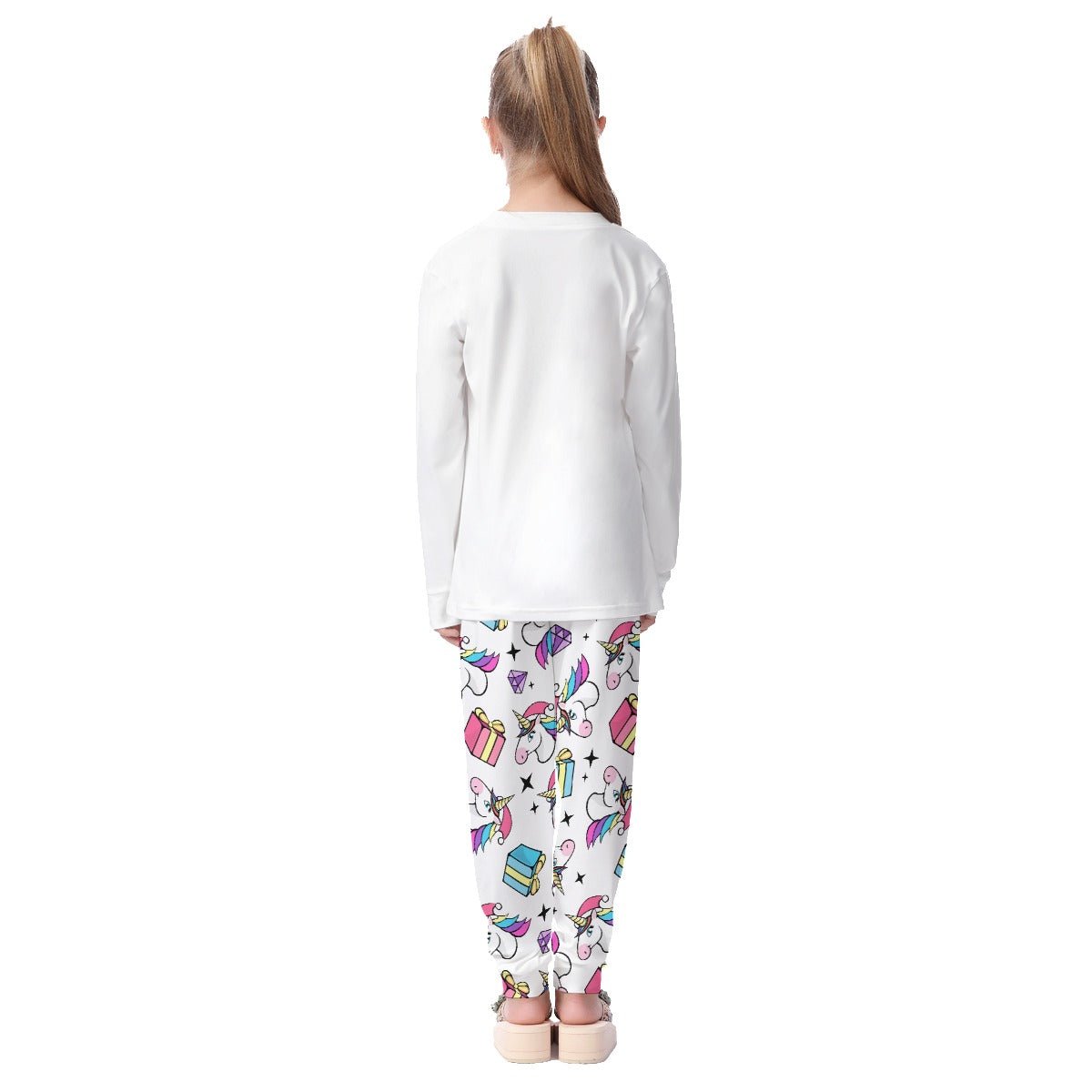 Kids Christmas Unicorn Pyjama Set 2 - Festive Style