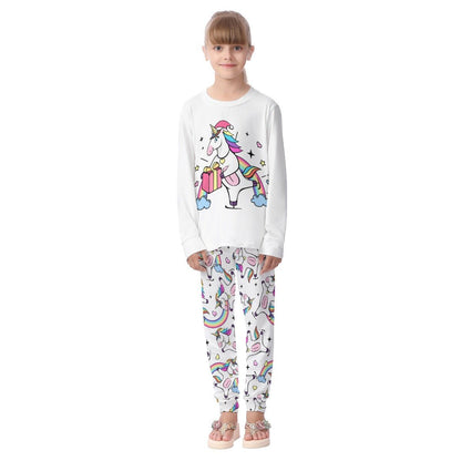 Kids Christmas Unicorn Pyjama Set1 - Festive Style