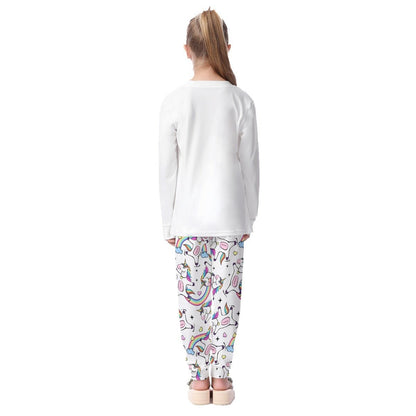 Kids Christmas Unicorn Pyjama Set1 - Festive Style