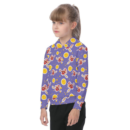 Kid's Fleece Christmas Hoodie - Santa Witch - Festive Style