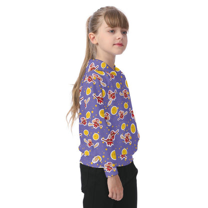 Kid's Fleece Christmas Hoodie - Santa Witch - Festive Style