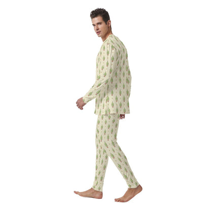 Men's Christmas Pyjamas - 16-bit Christmas Tree's - Festive Style