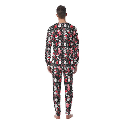 Men's Christmas Pyjamas - Creepy Black - Festive Style