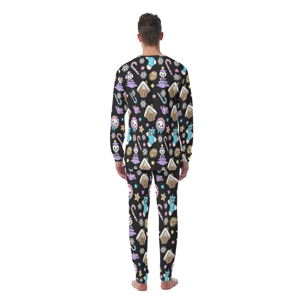 Men's Christmas Pyjamas - Creepy Kawaii - Black - Festive Style