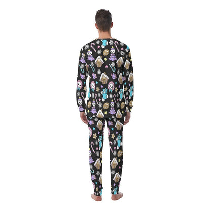 Men's Christmas Pyjamas - Creepy Kawaii - Black - Festive Style