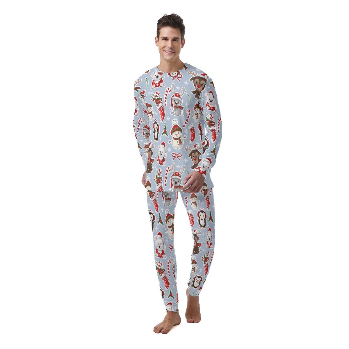 Men's Christmas Pyjamas - Polar Kawaii - Festive Style