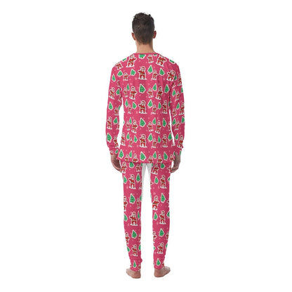 Men's Christmas Pyjamas - Red Santa Boxing - Festive Style