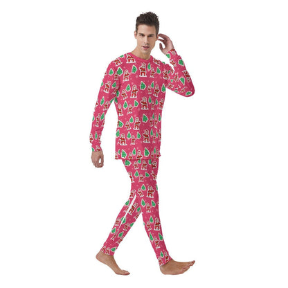 Men's Christmas Pyjamas - Red Santa Boxing - Festive Style