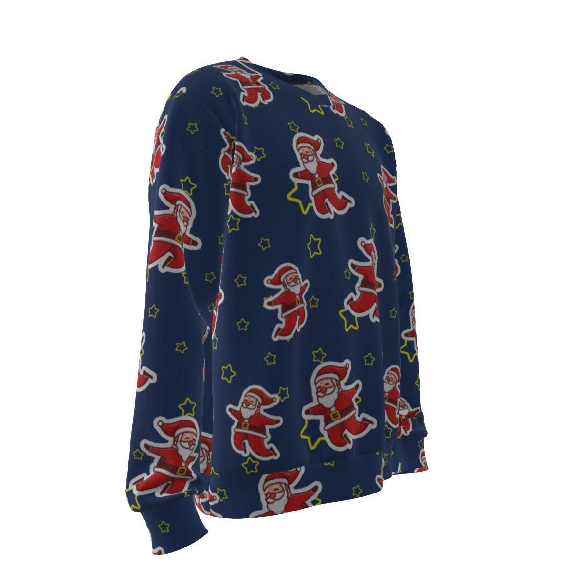 Men's Christmas Sweater - Santa Night Time - Festive Style