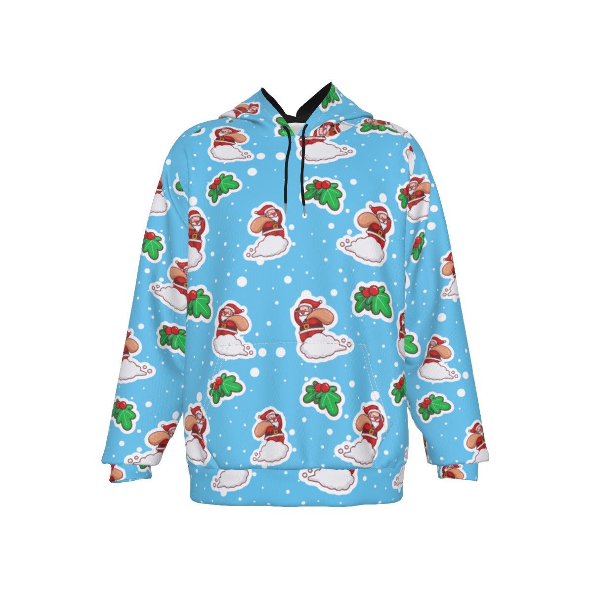 Men's Fleece Christmas Hoodie - Santa Cloud - Festive Style