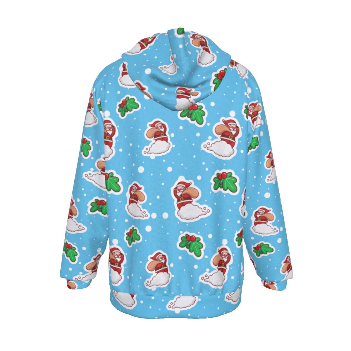 Men's Fleece Christmas Hoodie - Santa Cloud - Festive Style