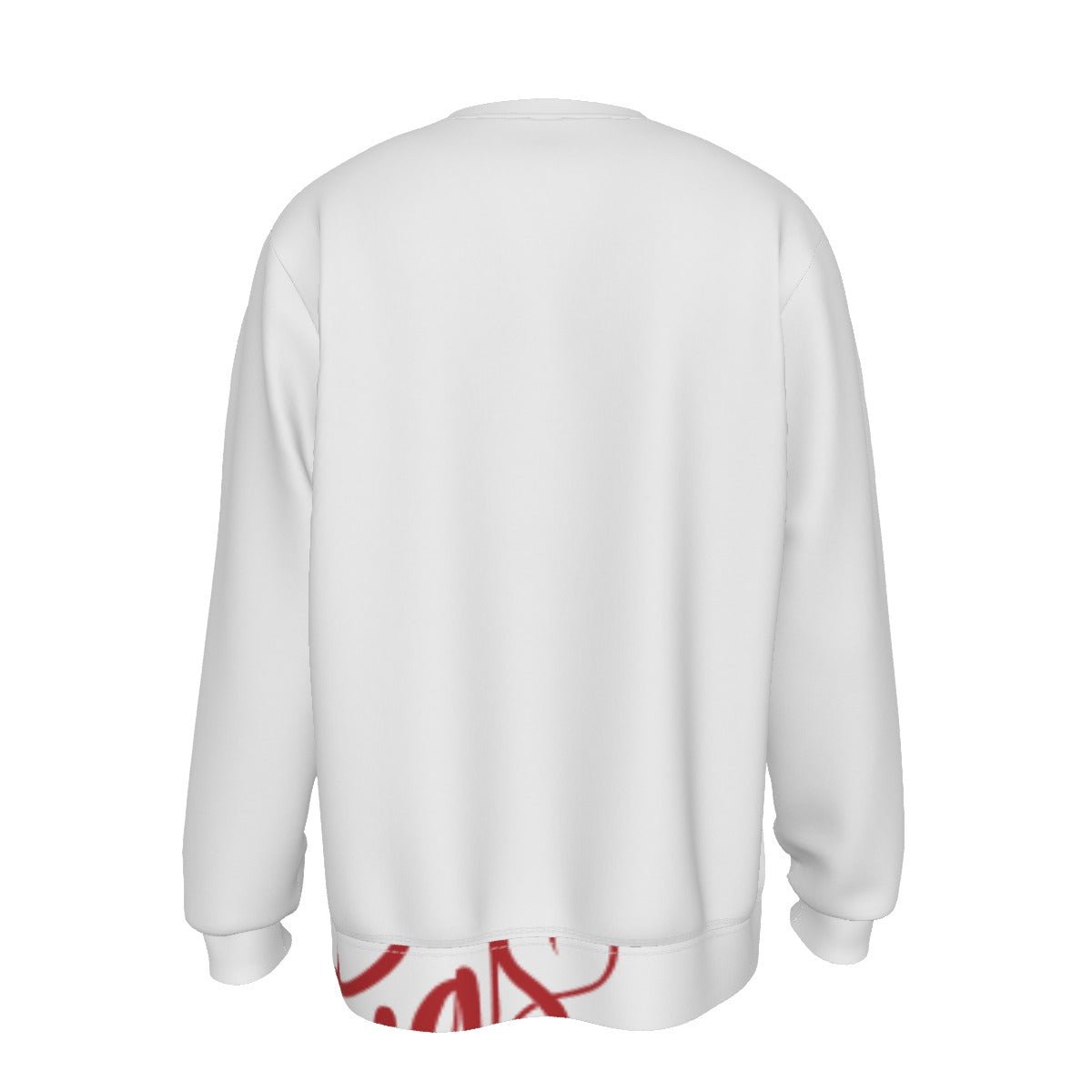 Men's Fleece Christmas Sweatshirt- Merry Christmas - White - Festive Style