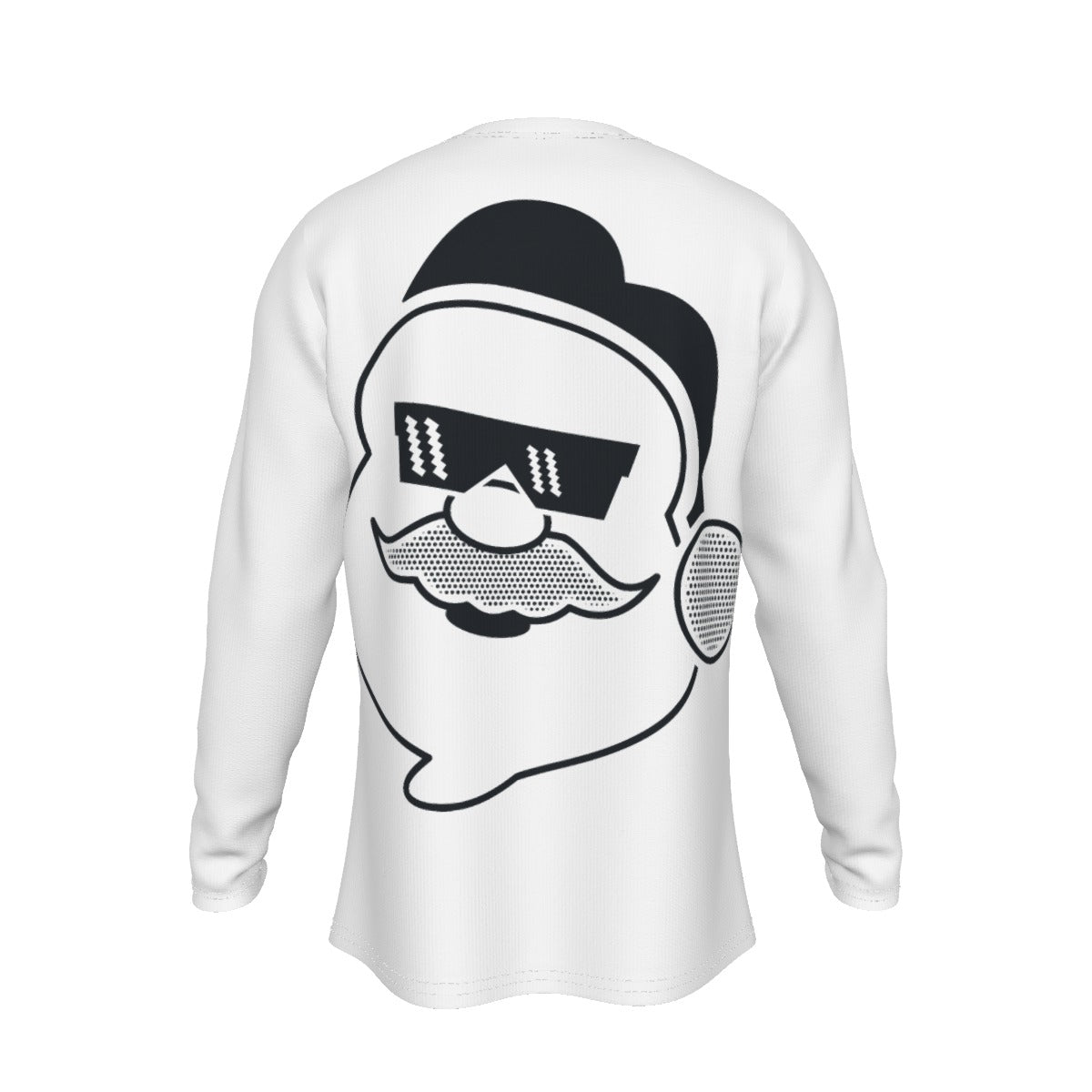 Men's Long Sleeve Christmas T-Shirt - Boss Santa - Festive Style