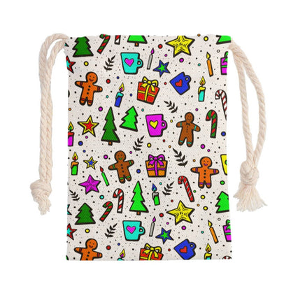 Santa Sack - Bright Doodle - Festive Style