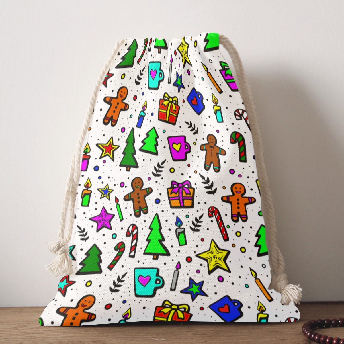 Santa Sack - Bright Doodle - Festive Style