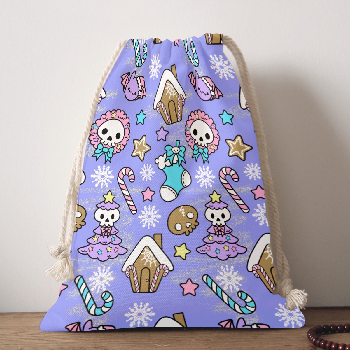 Santa Sack - Creepy Kawaii - Mauve - Festive Style