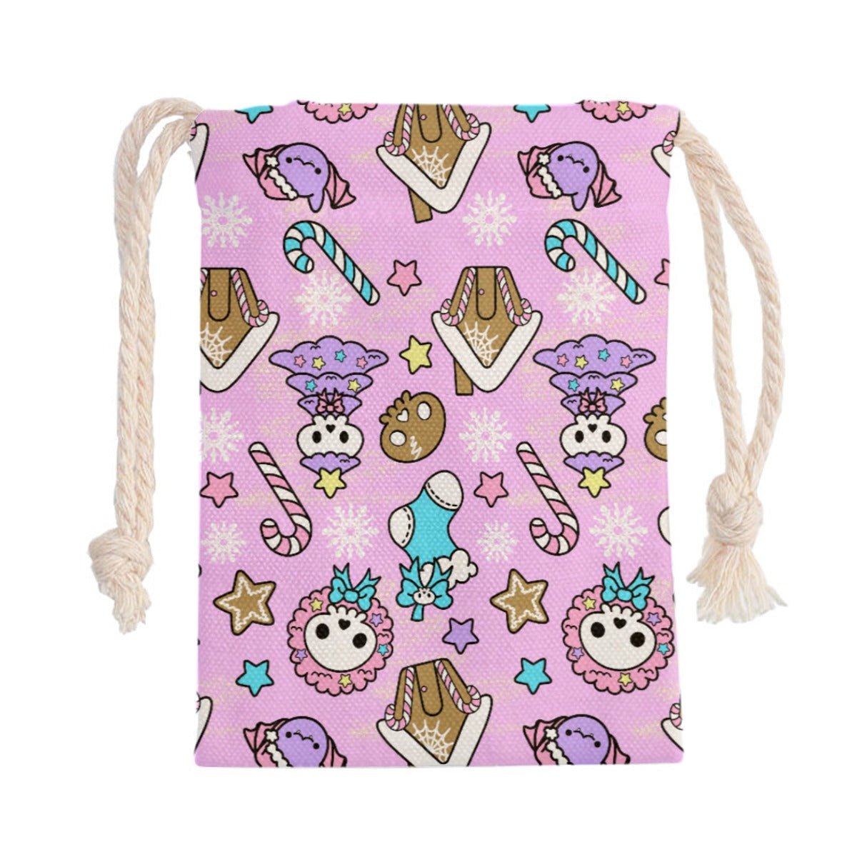 Santa Sack - Creepy Kawaii - Pink - Festive Style