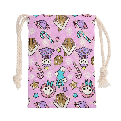 Santa Sack - Creepy Kawaii - Pink - Festive Style