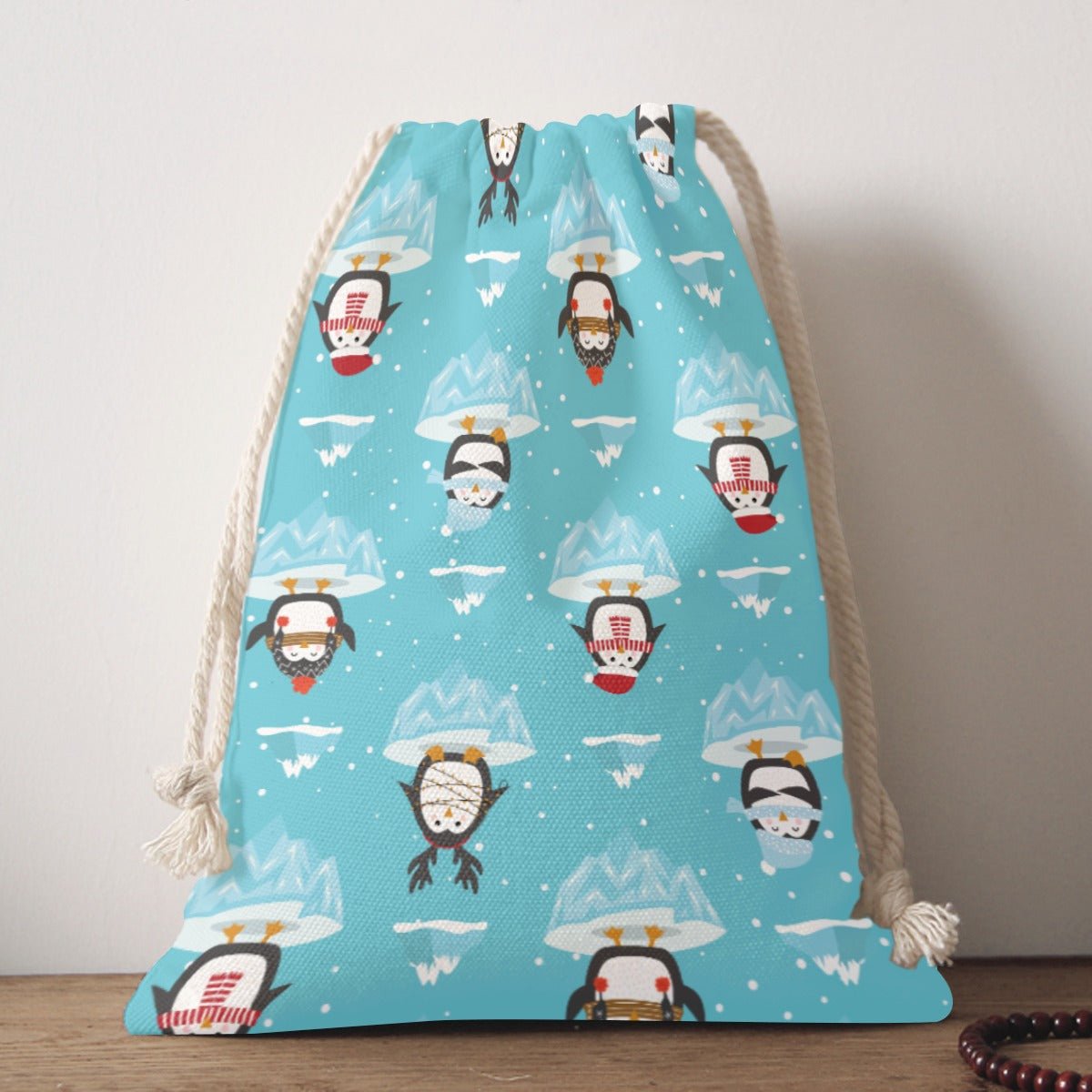 Santa Sack - Icy Penguins - Festive Style