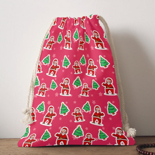 Santa Sack - Red Santa Boxing - Festive Style