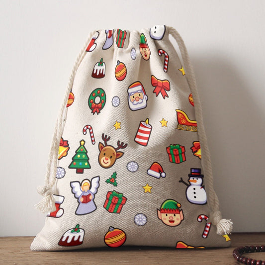 Santa Sack - Traditional 2 - Festive Style