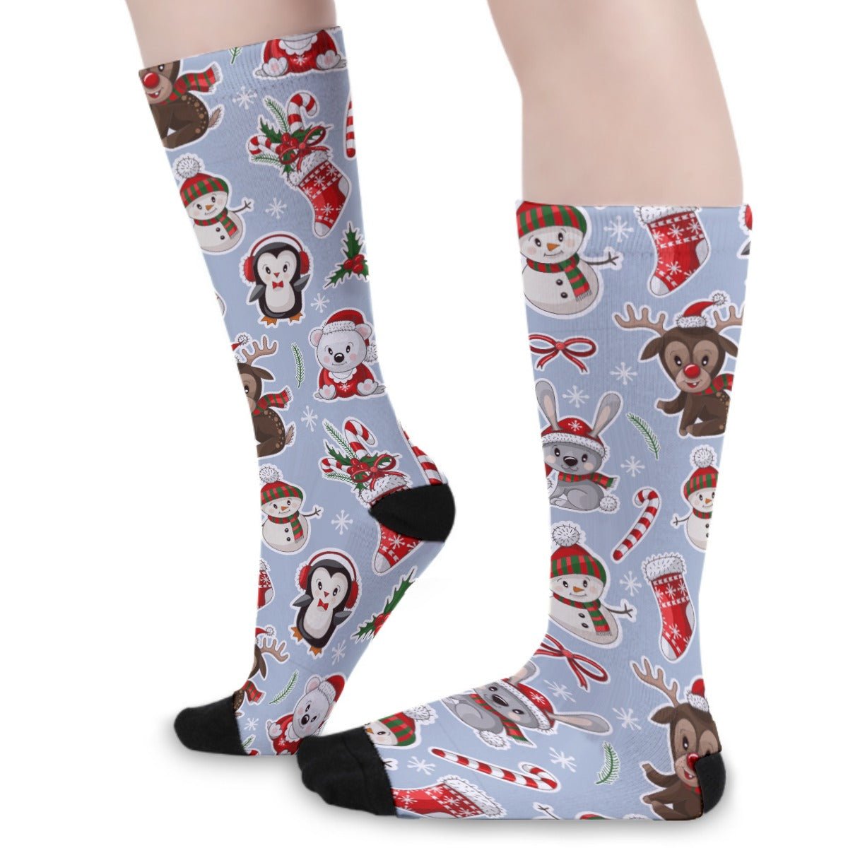 Unisex Long Socks - Polar Kawaii - Festive Style