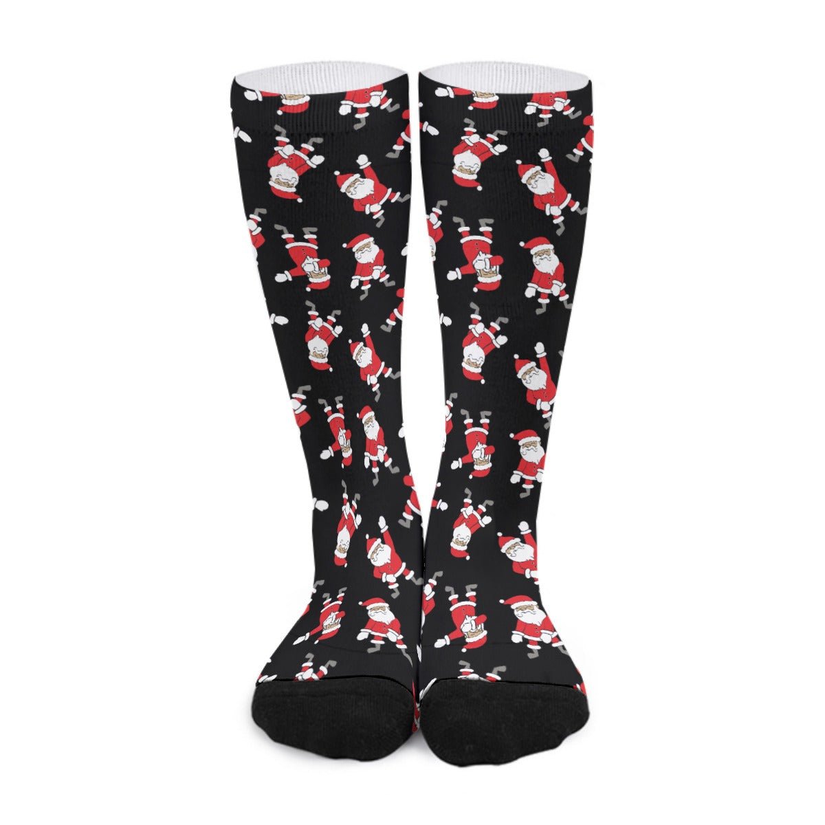 Unisex Long Socks - Santa Dabs - Festive Style