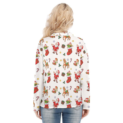 Women's Christmas Blouse - Traditional - Festive Style