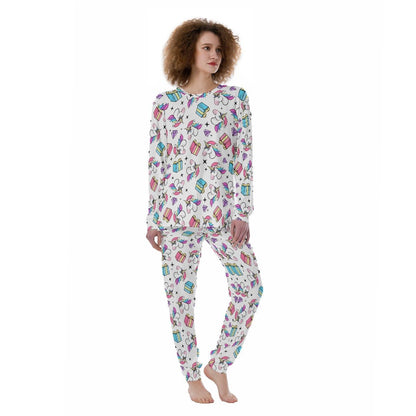 Women's Christmas Pyjamas - Unicorns - Festive Style