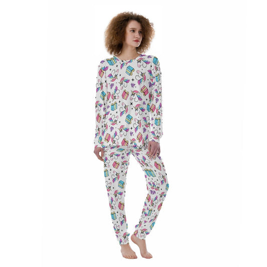 Women's Christmas Pyjamas - Unicorns - Festive Style